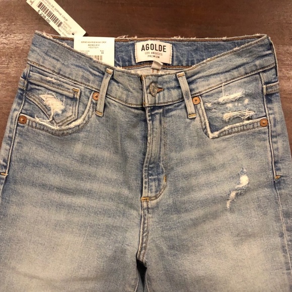 SOLD - AGOLDE Sophie crop skinny jeans - 24 BNWT - Picture 5 of 12